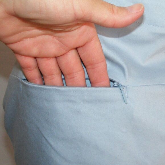 new Nike Golf Shorts, 14, Light Blue, Zipper/Clasp, Pockets, stretch - Picture 5 of 16